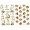 Creativ Company Vintage plaatjes, Nostalgische engelen, vel 16,5x23,5 cm, 2 vel/ 1 doos