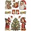 Creativ Company Vintage plaatjes, kerstmis, vel 16,5x23,5 cm, 30 vel/ 1 doos