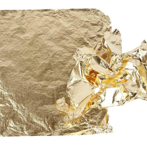 Creativ Company Imitatie bladmetaal, vel 16x16 cm, goud, 0,625 m2, 25 vel/ 1 doos