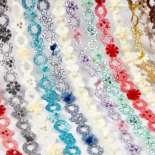 Creativ Company Decoratief lint, B: 10 mm, 30x20 cm/ 1 doos