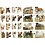 Creativ Company Vintage plaatjes, honden, vel 16,5x23,5 cm, 2 vel/ 1 doos