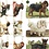 Creativ Company Vintage plaatjes, honden, vel 16,5x23,5 cm, 2 vel/ 1 doos