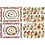 Creativ Company Vintage plaatjes, kleine bloemen, vel 16,5x23,5 cm, 2 vel/ 1 doos