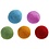 Creativ Company Wol kralen, d 20 mm, sterke kleuren, 64 stuk/ 1 doos