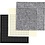 Creativ Company Hobbyvilt met gaten, afm 20x20 cm, dikte 3 mm, zwart, grijs, off-white, 3x4 vel/ 1 doos