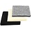 Creativ Company Hobbyvilt met gaten, afm 20x20 cm, dikte 3 mm, zwart, grijs, off-white, 3x4 vel/ 1 doos