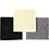 Creativ Company Hobbyvilt met gaten, afm 20x20 cm, dikte 3 mm, zwart, grijs, off-white, 3x4 vel/ 1 doos