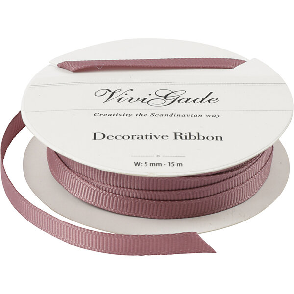 Vivi Gade Decoratie lint, B: 6 mm, roze, 15 m/ 1 rol