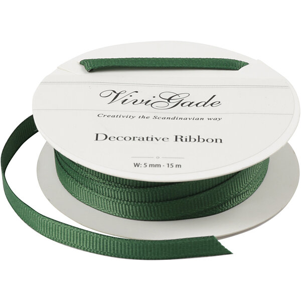 Vivi Gade Decoratie lint, B: 6 mm, groen, 15 m/ 1 rol