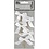 Creativ Company Paperclips, afm 40x70 mm, wit, 5 stuk/ 1 doos
