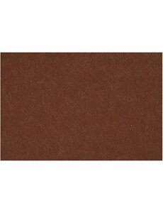 Creativ Company Hobbyvilt, vel 42x60 cm, dikte 3 mm, bruin, 1 vel