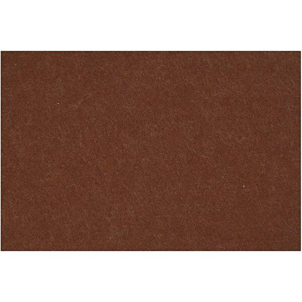 Creativ Company Hobbyvilt, vel 42x60 cm, dikte 3 mm, bruin, 1 vel