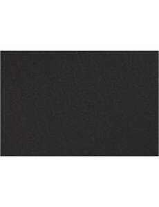 Creativ Company Hobbyvilt, vel 42x60 cm, dikte 3 mm, zwart, 1 vel