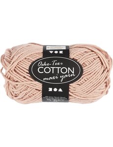 Creativ Company Katoengaren, afm 8/8, L: 80-85 M, beige, 50 gr/ 1 bol