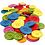 Creativ Company Houten knopen, d 25-40 mm, 2-4 gaten, diverse kleuren, 144 stuk/ 1 doos