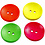 Creativ Company Houten knopen, d 25 mm, gatgrootte 2 mm, 80 stuk/ 1 doos