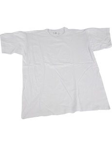 Creativ Company T-shirts, B: 36 cm, afm 5-6 jaar, ronde hals, 145 gr, wit, 1 stuk