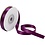 Creativ Company Satijnlint, B: 10 mm, donkerpaars, 10 m/ 1 rol