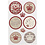 Vivi Gade Stickers, vel 9x14 cm, 4 div vellen/ 1 doos