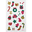 Creativ Company Glitter stickers, Kerst, vel 10x16 cm, 1 vel