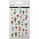 Creativ Company Glitter stickers, ijsjes, vel 10x16 cm, 1 vel