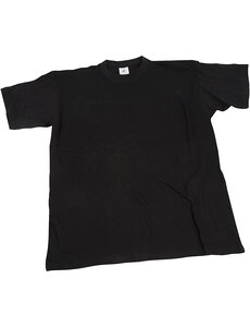 Creativ Company T-shirts, B: 32 cm, afm 3-4 jaar, ronde hals, 145 gr, zwart, 1 stuk
