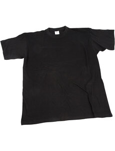 Creativ Company T-shirts, B: 40 cm, afm 7-8 jaar, ronde hals, 145 gr, zwart, 1 stuk