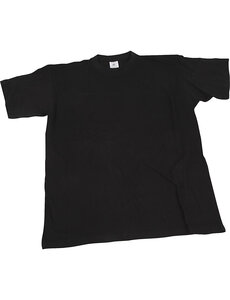 Creativ Company T-shirts, B: 42 cm, afm 9-11 jaar, ronde hals, 145 gr, zwart, 1 stuk