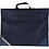Schooltas, D: 9 cm, afm 36x29 cm, donkerblauw, 1 stuk