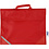 Schooltas, D: 9 cm, afm 36x29 cm, rood, 1 stuk