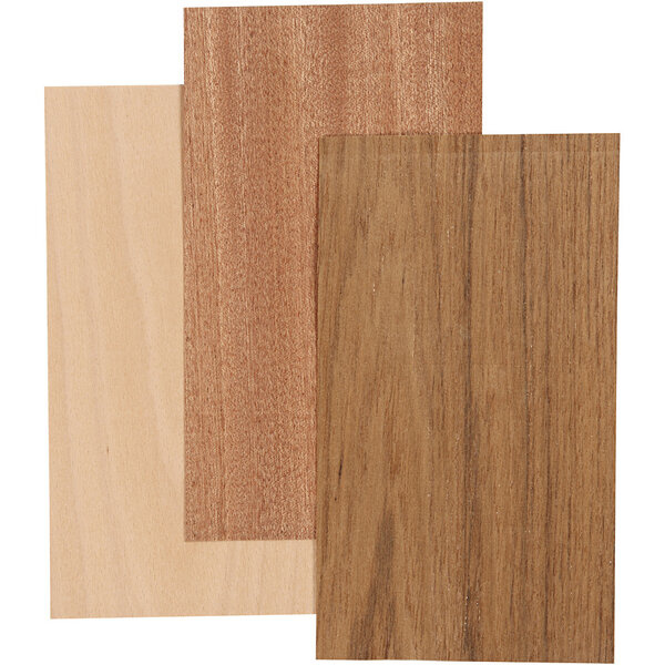 Creativ Company Bamboe fineer, vel 12x22 cm, dikte 0,75 mm, 3 vel/ 1 doos