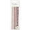 Vivi Gade Halve plakparels, afm 2-8 mm, rood, 140 stuk/ 1 doos