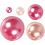 Vivi Gade Halve plakparels, afm 2-8 mm, roze, 140 stuk/ 1 doos