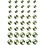 Vivi Gade Strasstenen, afm 6+8+10 mm, groen, 40 stuk/ 1 doos