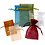 Creativ Company Organza zakjes, afm 7x10+10x15 cm, diverse kleuren, 30 stuk/ 1 doos