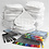 Creativ Company Groepsset Pannenlappen met stiften, zwart, wit, 1 set