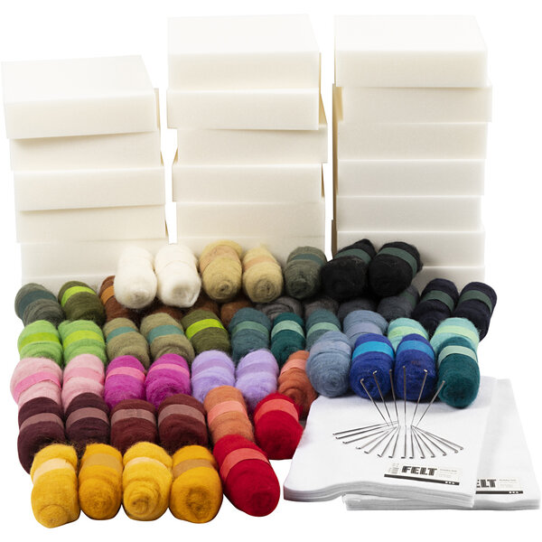 Creativ Company Creatief Leren Kit, beige, 1 set