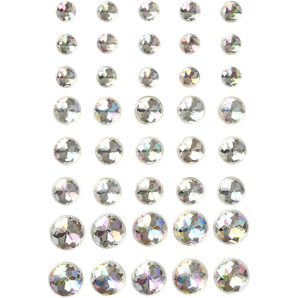 Vivi Gade Strasstenen, afm 6+8+10 mm, kristal, 40 stuk/ 1 doos