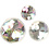 Vivi Gade Strasstenen, afm 6+8+10 mm, kristal, 40 stuk/ 1 doos