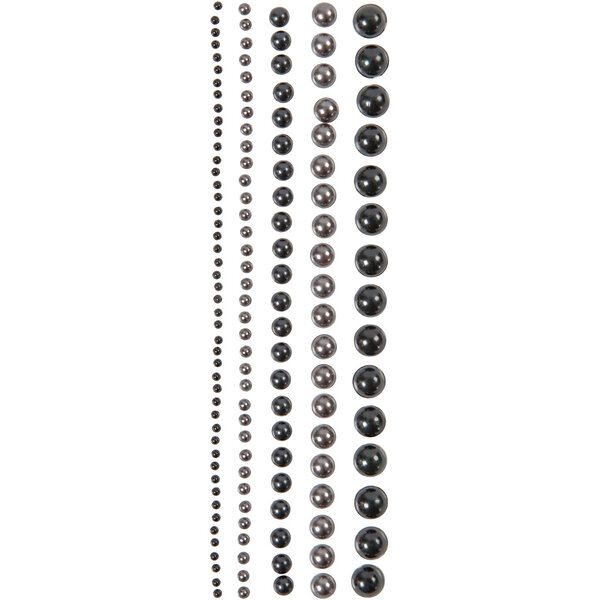 Vivi Gade Halve plakparels, afm 2-8 mm, zwart, antraciet grijs, 140 stuk/ 1 doos