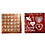 Creativ Company Deco folie en transfervel, harten en love, vel 15x15 cm, rood, 2x2 vel/ 1 doos