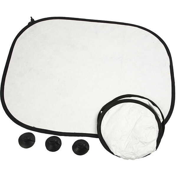 Creativ Company Zonneschermen Auto, H: 35 cm, B: 44 cm, 2 stuk/ 1 doos