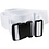 Creativ Company Bagageriem, B: 5 cm, afm 92-164 cm, wit, 1 stuk