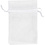 Creativ Company Organza zakjes, afm 7x10 cm, wit, 10 stuk/ 1 doos