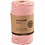 Creativ Company Macramé koord, L: 55 M, d 4 mm, roze, 330 gr/ 1 rol