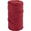 Creativ Company Macramé koord, L: 55 M, d 4 mm, rood, 330 gr/ 1 rol
