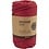 Creativ Company Macramé koord, L: 55 M, d 4 mm, rood, 330 gr/ 1 rol