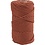 Creativ Company Macramé koord, L: 55 M, d 4 mm, burnt orange, 330 gr/ 1 rol