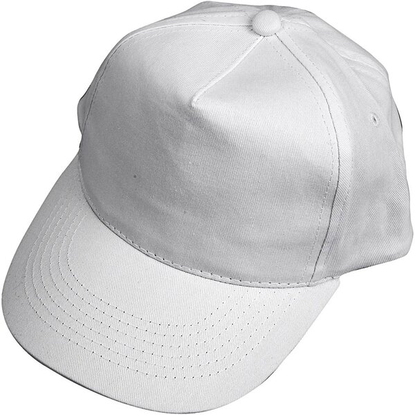 Creativ Company Cap, afm 49,5-56 cm, wit, 12 stuk/ 1 doos