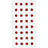 Creativ Company Strasstenen, d 8 mm, rood, 32 stuk/ 1 doos